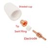 Electrode Nozzles Cup Cutting JG-40 Ring Shield Tips