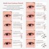 Heart Percent Dote On Mood Contour Eye Liner Slim Waterproof Pencil EyelinerTear BagTwimHighlighter (C2. Peach Twim) Korean Cosmetics