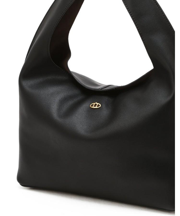 Athe Vanessabruno [Maron] Black Marron Soft Light Shoulder Bag M Aaba6F455Bk