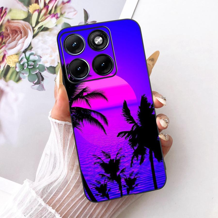 For Motorola Edge 70 Fusion Phone Case 2026 Cover Cute Cats Printing Soft Silicone Shell for Moto Edge70 Fusion XT2605-1 Funda
