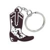 1PCS PVC Cute Keychain New Arrival Cowboy Boots  Custom Key Chain Anime Accessories Handbag Pendant Kids Toys Keyholder