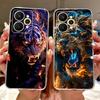 For Realme 15 15Pro Cool Dragon Tiger Painted Phone Case For Realme 15 Pro Realme15 5G Soft Silicone TPU Cases