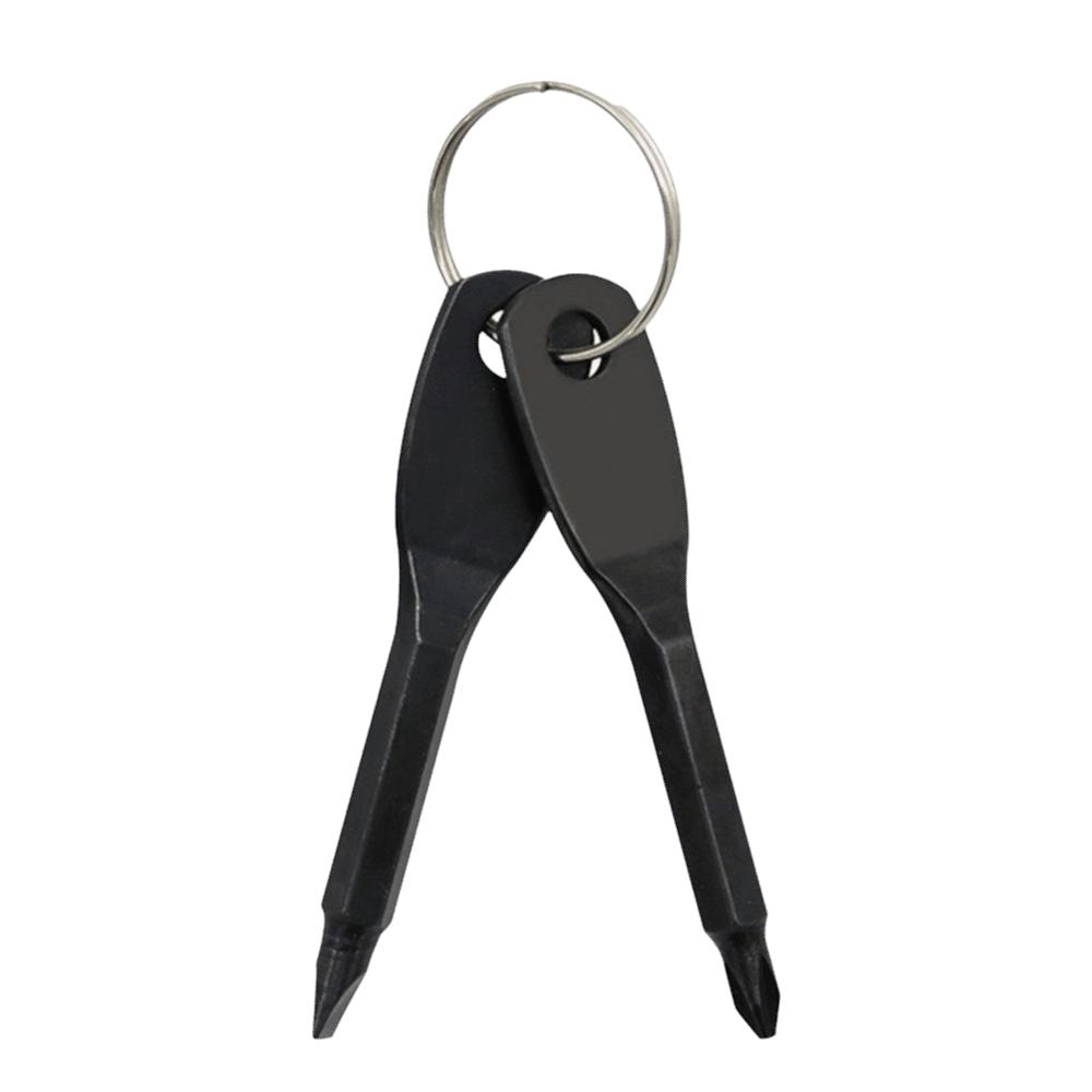 Flat-Head Portable Screwdriver Phillips Head Mini Screwdriver Portable Set Multi-Tool Emergency чёрный