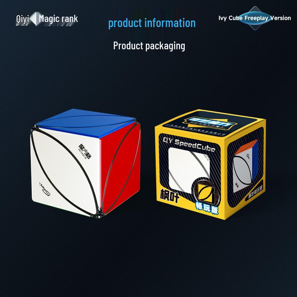 

Qiyi Детский 6-цветный кубик Рубика «Кленовый лист» – Простой и легкий для обучения в детском саду