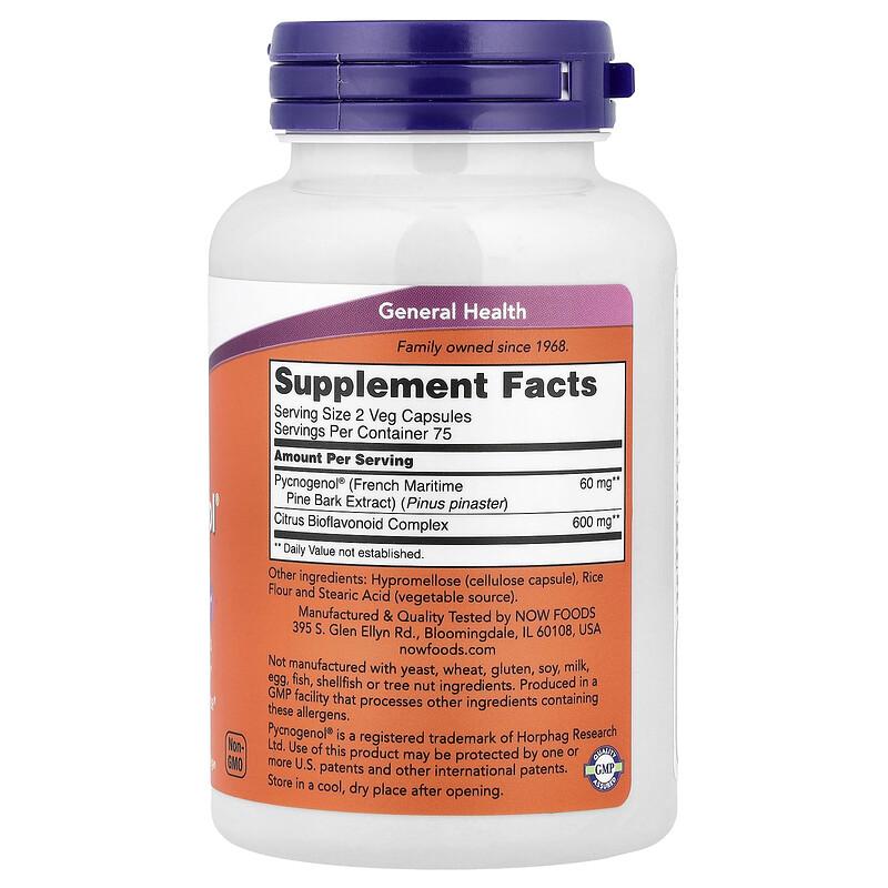 Pycnogenol® With Bioflavonoids, 150 Veg Capsules