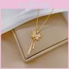 Elegant Butterfly Zodiac Pendant Chain For Women With Electroplated Finish Summer Style