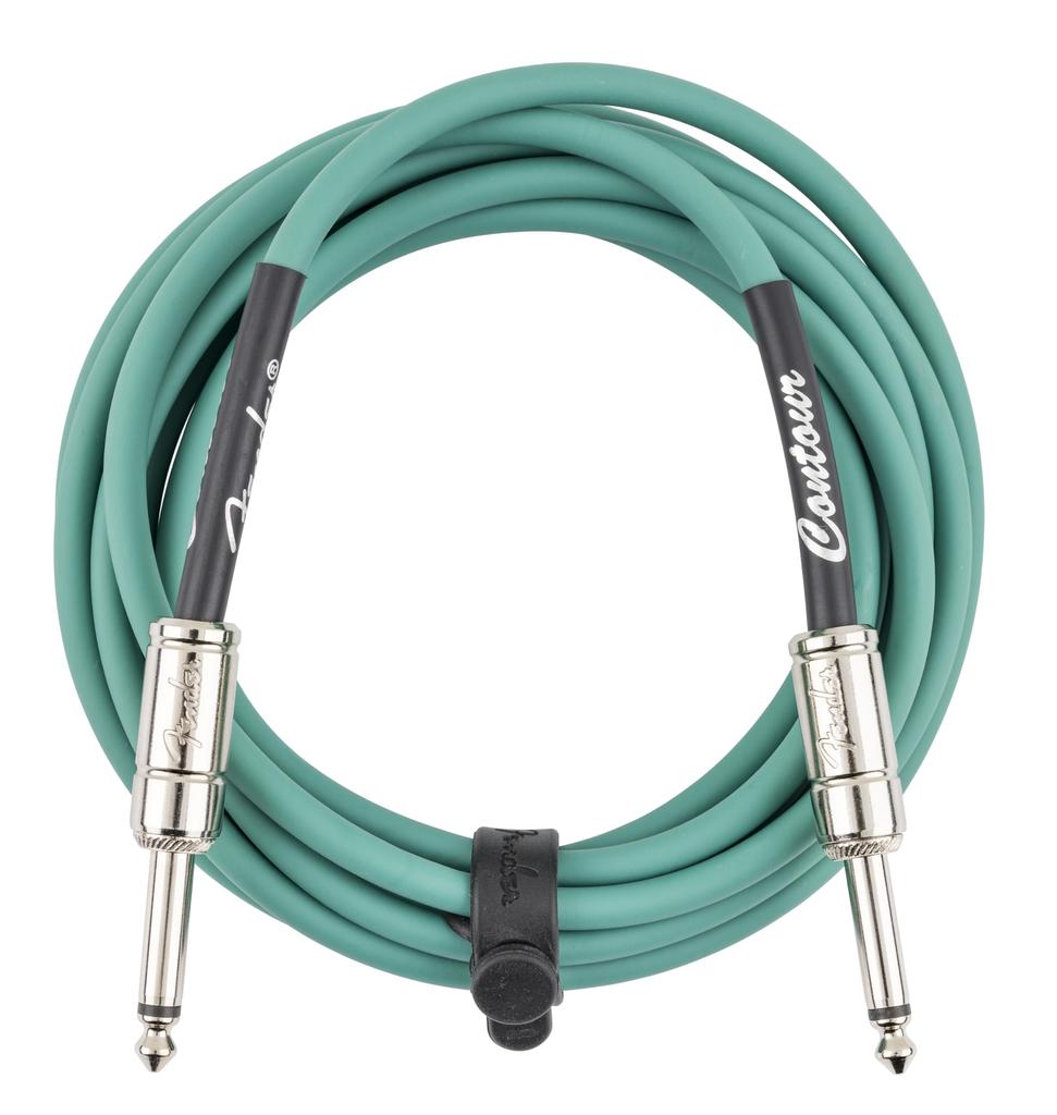 Fender Contour 10ft Cable Sherwood Green Guitar Cable (approx. 3m)