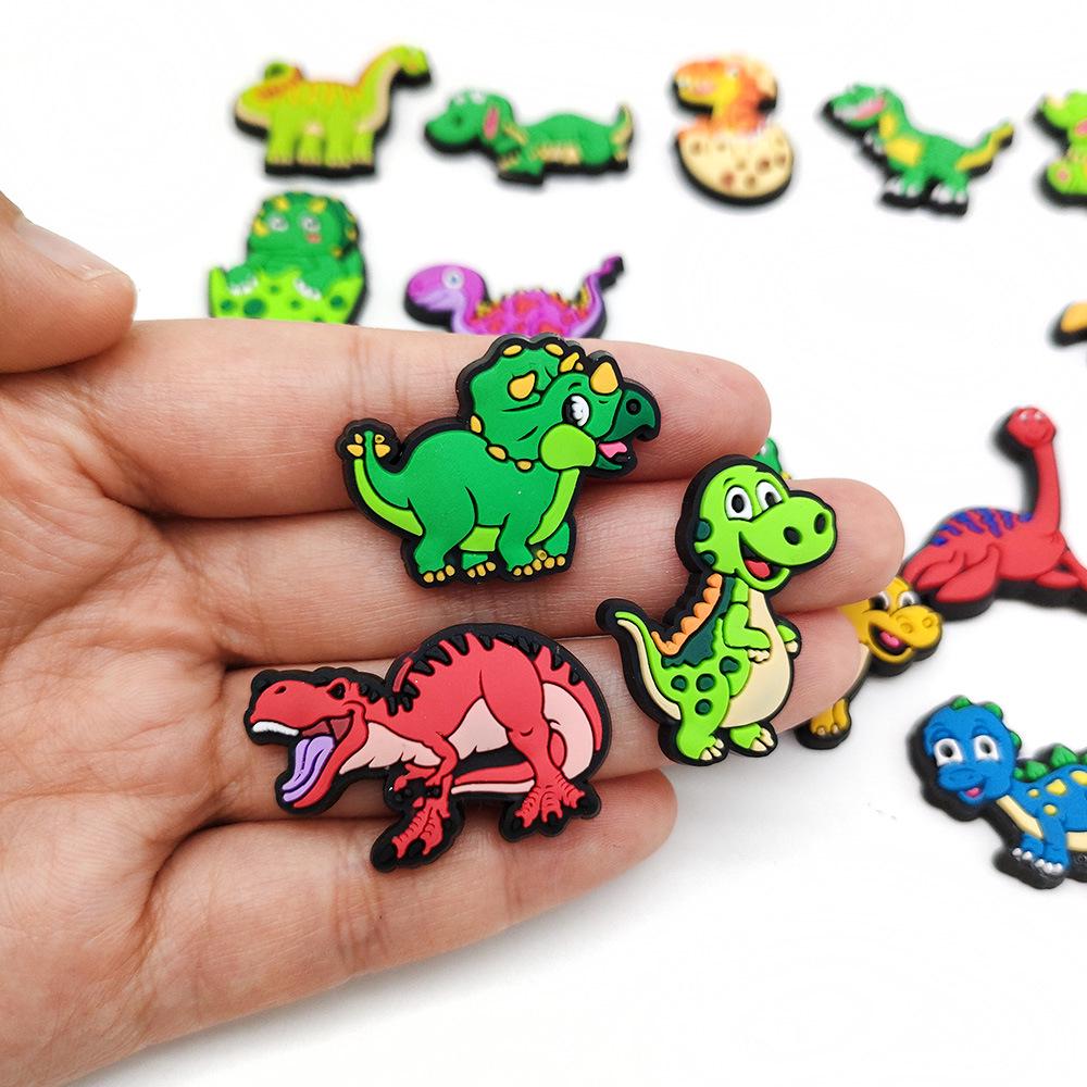 Dinosaur Series Exclusive Garden Shoe Charms - PVC Soft Material Decorative Accessories