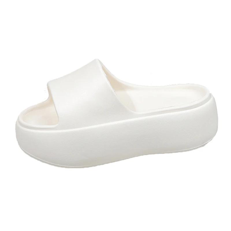 Fashion Summer Thick Bottom Eva Slippers Women Comfortable Non Slip Platform Sandals Woman 2025 Soft Sole Cloud Slides Shoes Female