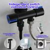 Black Stainless Steel Handheld Bidet Sprayer Set for Toilet Premium Pressurized Bathroom Shower Head with Spring Hose & Valve