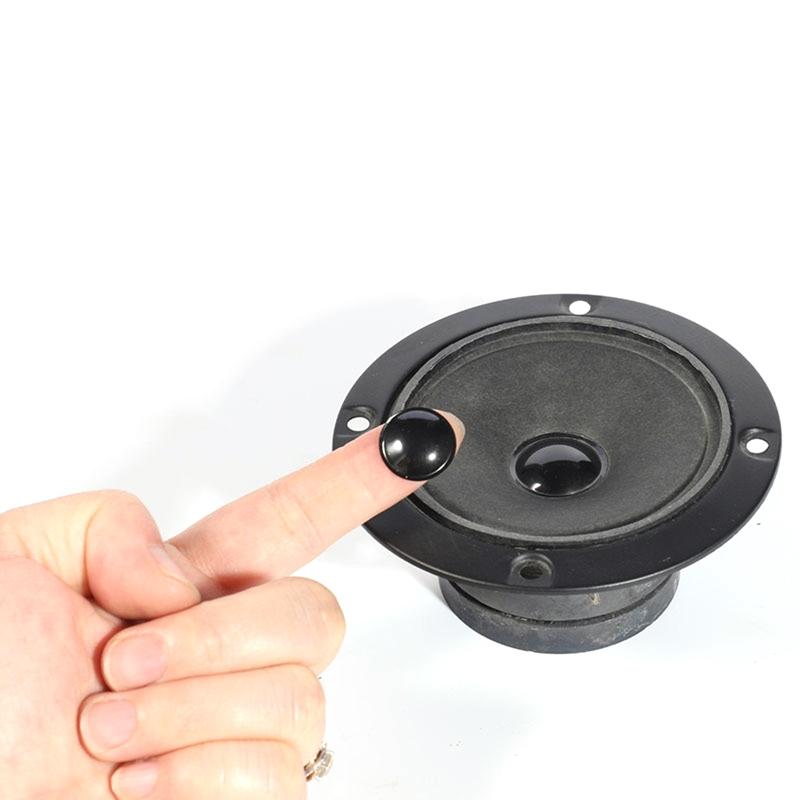 Black Speaker Dust Cap Myra Material Cap Not Easily Deformed Speaker Dust Caps Repairing Audio Unit Accessories