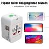 International Plug Adapter 2 USB Port Universal AU US UK EU Converter All in One World Travel AC Power Charger Adapter