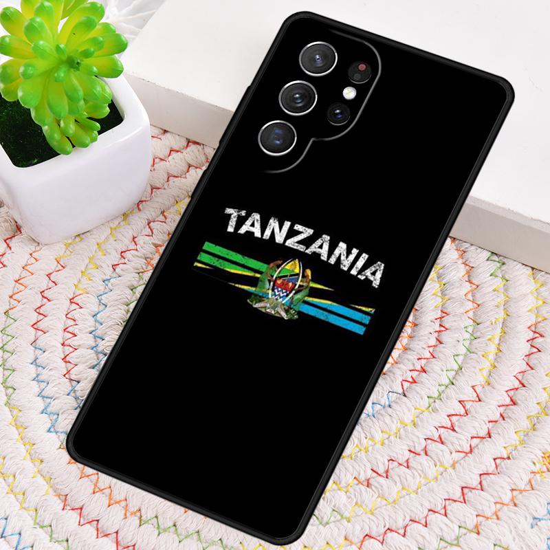 Tanzania Flag Coat Of Arms TPU Phone Case For Samsung Galaxy note 10 pro S26 S25 S24 S23 S22 Ultra Plus S21 FE S20 Cover
