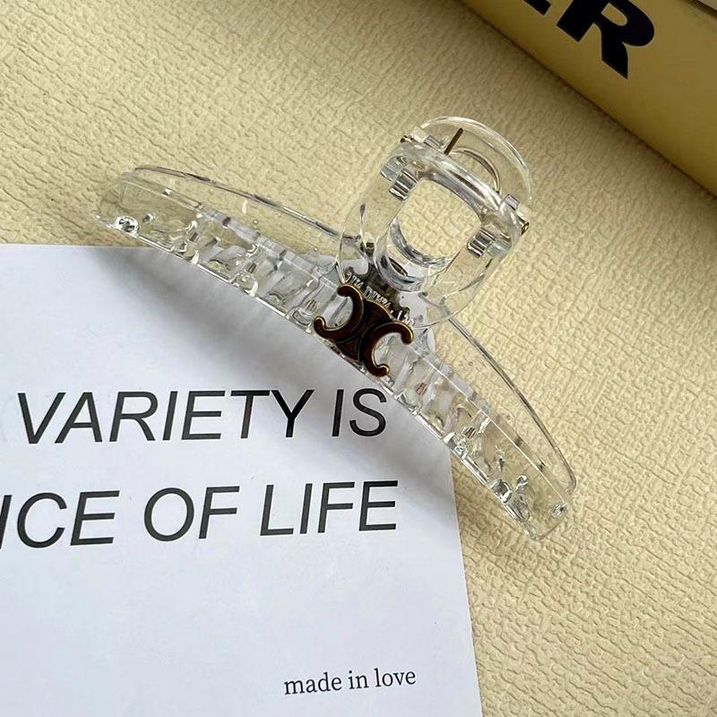 Koreanische Acryl-Haarspange für Damen, elegantes und handgefertigtes Haaraccessoire in großer Hai-Form