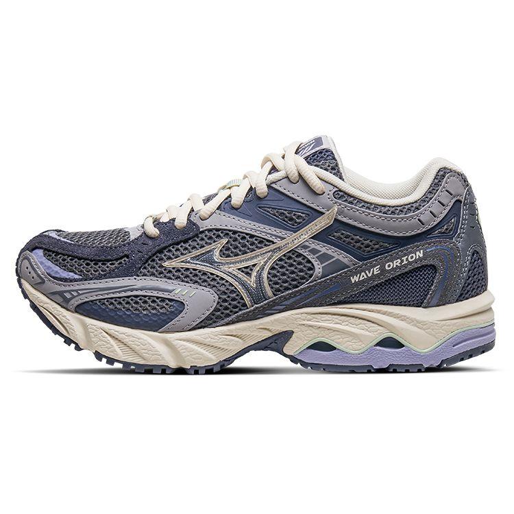 Mizuno Wave Orion Retro Functional Low-Top Running Shoes Unisex Running Shoes Dark-Gray Blue D1GH232107