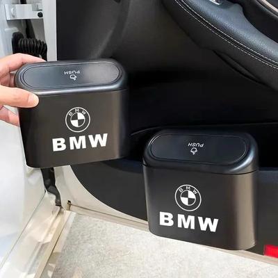 -Car Trash Bin Can Mini Auto Dust Organizer Interior Rubbish Bag For BMW 1 2 3 4 5 6 7 Series X1 X3 X4 X5 X6 325 328 F30 F35 F10