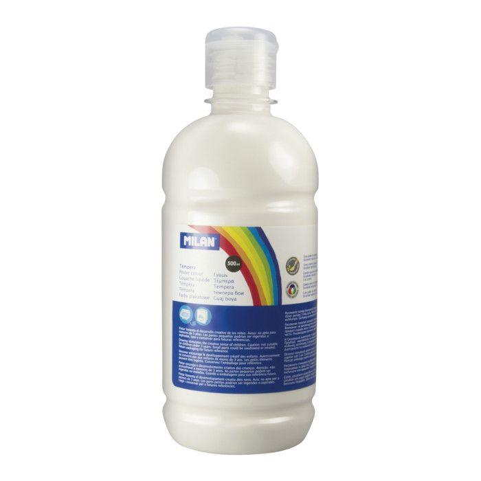 Bouteille gouache 500 ml blanc