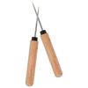 Leather Awl Punch Tool Wood Handle Gadget Leather Sewing Craft Tool Awl For Handmade Projects Beginners Hobbyists Women Adults