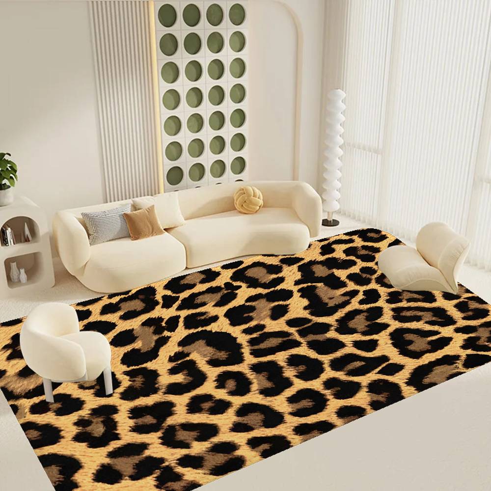

Leopard Print Entrance Door Mat Nordic Style Home Doormat Bathroom-Toilet Mats Bedroom Hotel Decor Mat 40x60cm