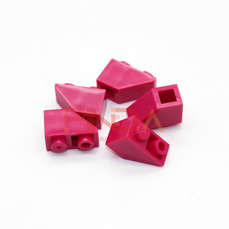 100pcs MOC Slope Inverted 45 2x1 3665 DIY Enlighten Block Bricks Compatible with Assembles Particles Toys for Children