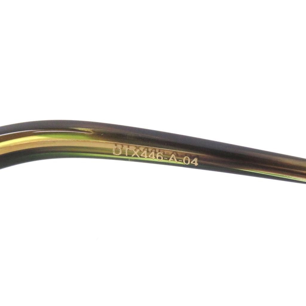 Makellose DITA Brille AEGEUS-TWO Quadratisch Klar Khaki Gebraucht