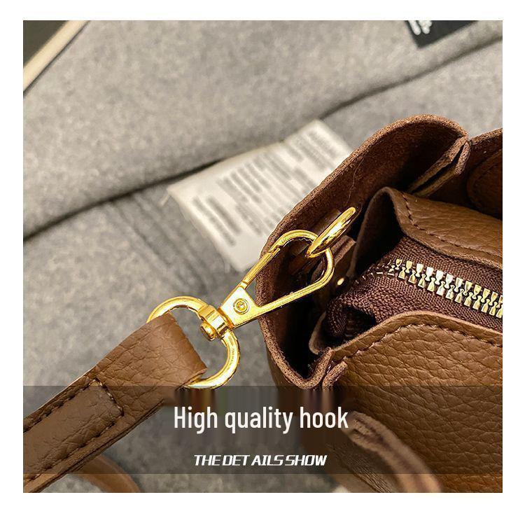 Retro Women's Versatile Crossbody Bucket Handbag - 2025 Fashion Collection