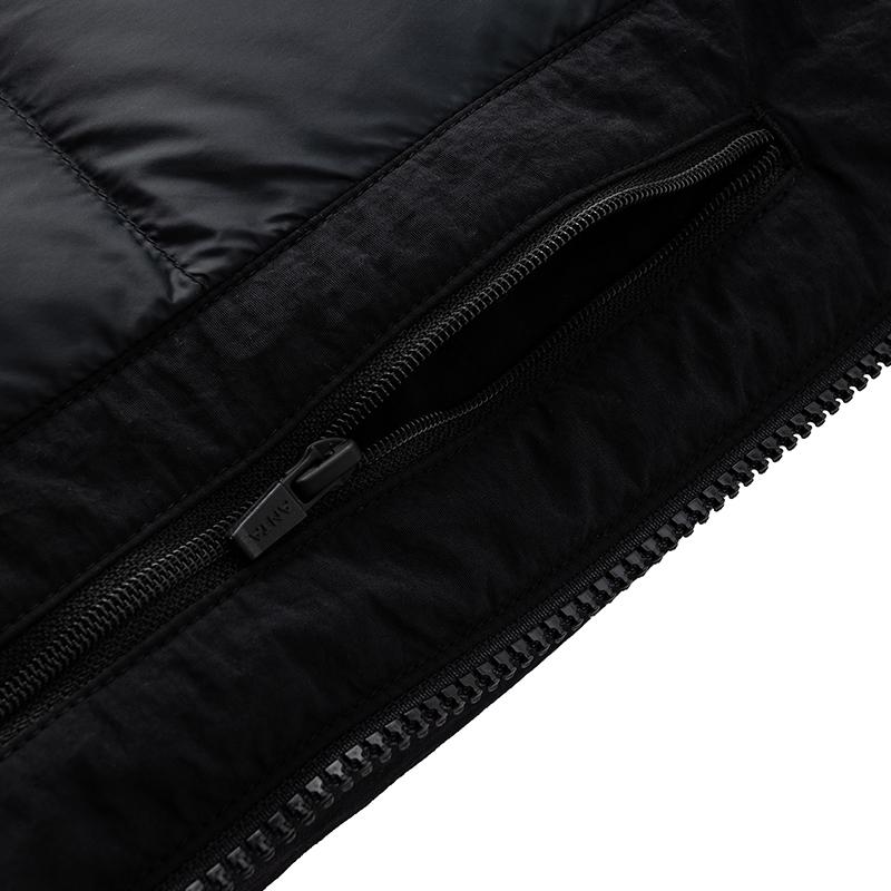 Anta Seria Kyrie Wodoodporna Ciepła Kurtka Puchowa Unisex Kurtki Czarna 172611903-2