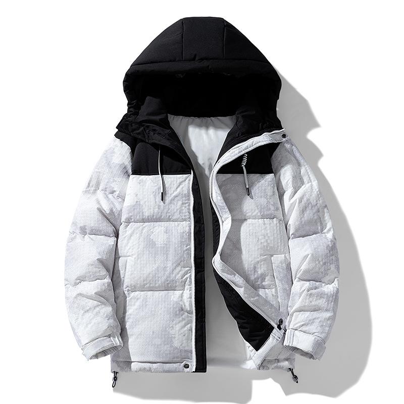 Down jacket men's winter new camouflage fashion trendy brand ruffian handsome warm casual top jacket