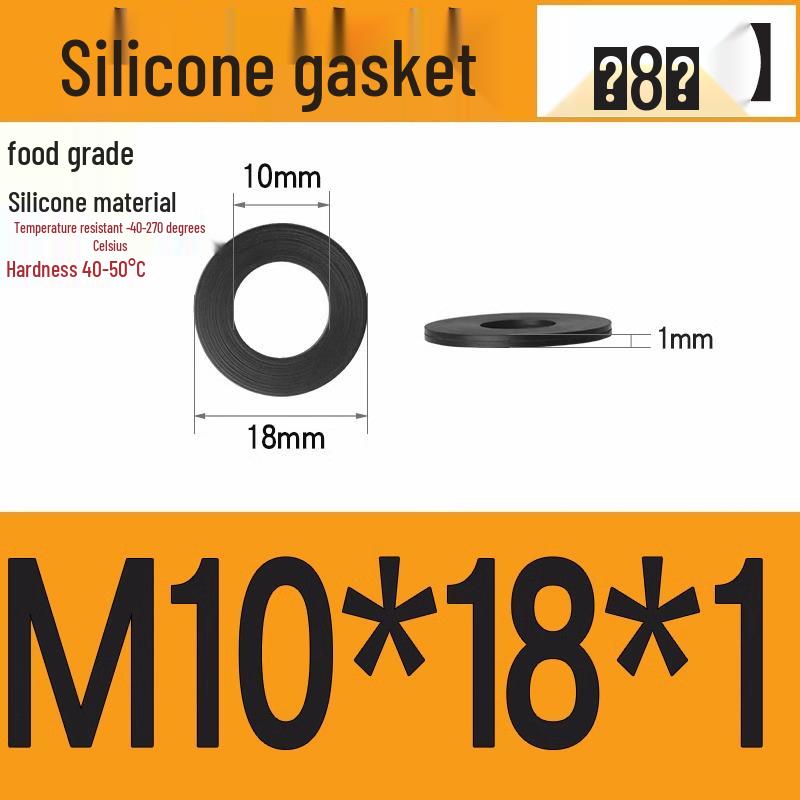 Silicone High-Temp Waterproof Gasket & Shock Absorbing Seal Pad