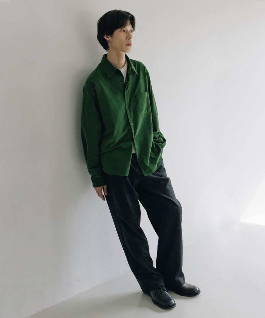 BLANKROOM Corduroy Shirt_Coconut