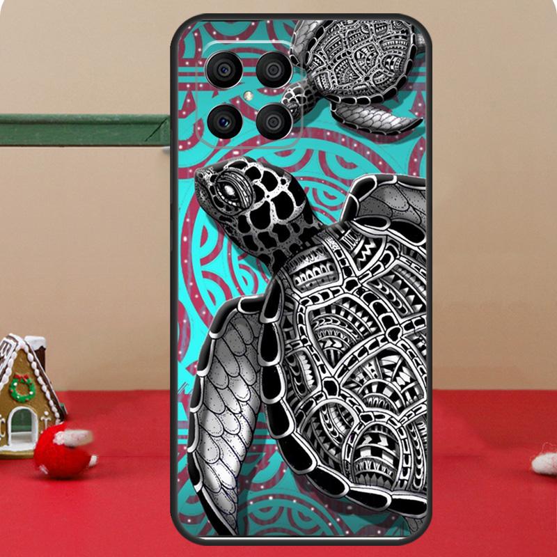 Swimming Freshwater Sea Turtles Case For Honor Magic 6 7 8 Pro Honor 400 200 70 90 Lite X8c X8b X9a X9b X9c X9d Win RT Cover