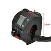 LMoDri 7/8'' 22mm Handlebar Motorcycle ATV Switches Headlight Fog Light Turn Signal Horn High/Low Beam Button in 1 Multi