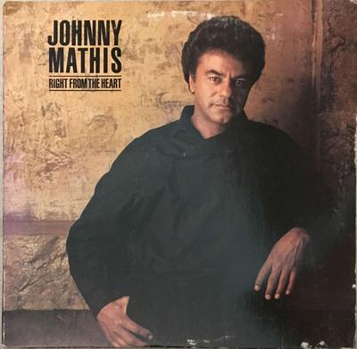 LP Record JOHNNY MATHIS - Right From The Heart FC39601 COLUMBIA 1985 US Soul/Funk Used