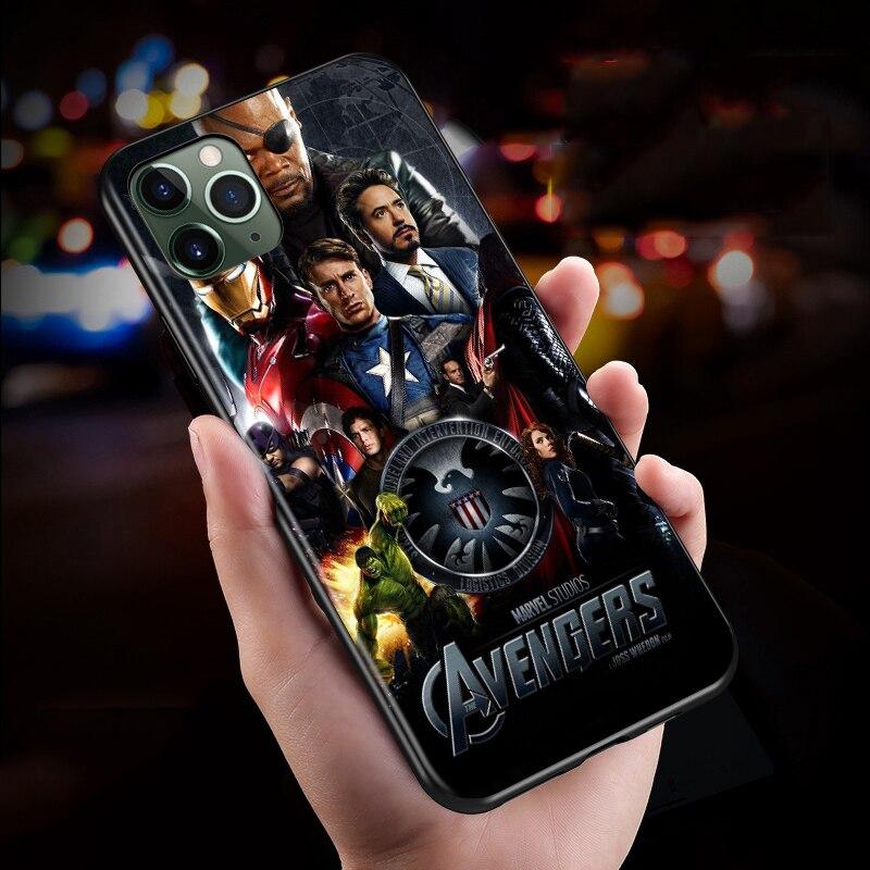 Buy Soft TPU Cover Fashion Marvel Avengers for Apple iPhone 12 11