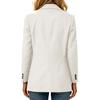 Women's Long Sleeve Button Front Lapel Jacket