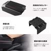 Sporacingrts Console Armrest Storage Universal 7 USB Charging Includes for Kei Cars Armrest, Box, Box, Fit, Ports, 2-Door Design, Ashtray,