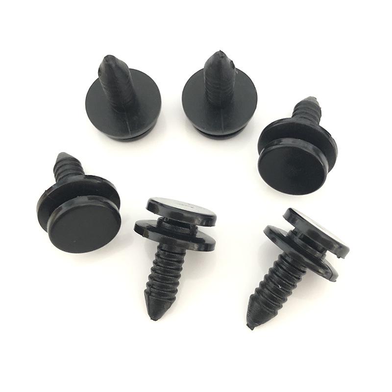 Black Interior Panel Clips for Porsche Volkswagen - Decorative Plastic Fasteners