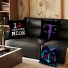 DDepecheMode Pillow Case Antidustmite Pillowcase Invisible zipper silky short plush Sofa cushion cover