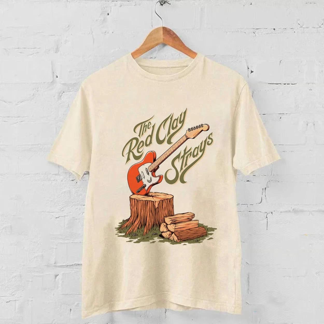 Hot Rare The Red Clay Strays Band Cotton Beige S to 5XL Shirt XXXXL