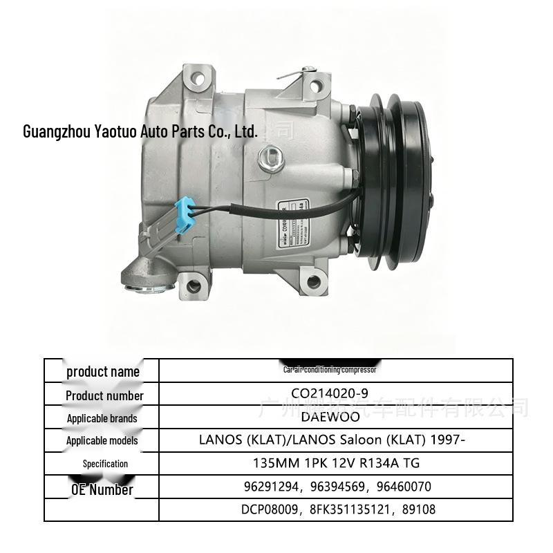 Compatible Car Air Conditioning Compressor for DAEWOO, Part Number 96291294