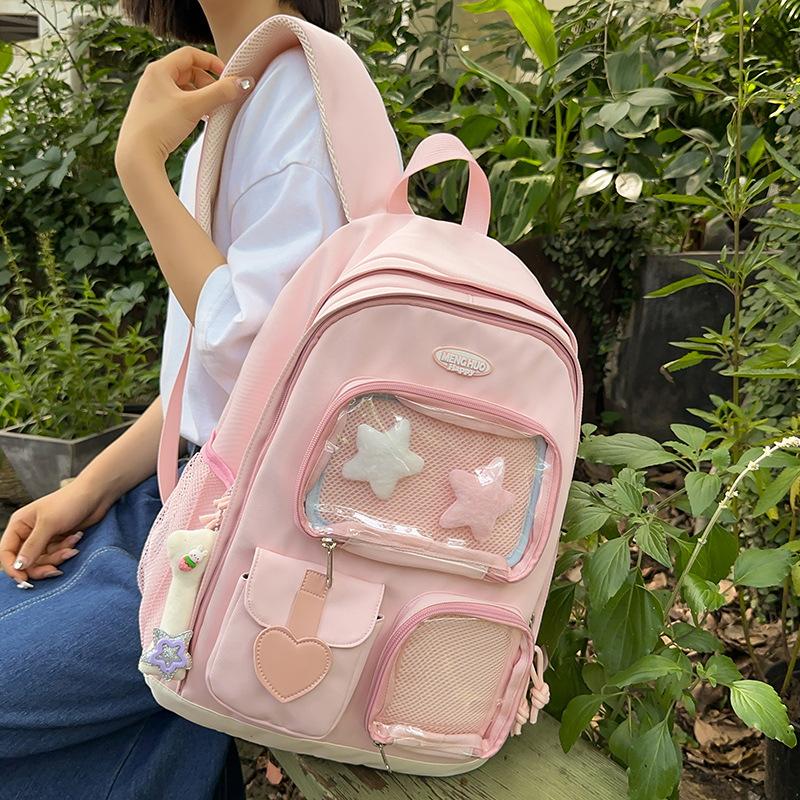 Schoolbag Children Elementary School Girls College Students Ins High Value Junior High School Students Backpack