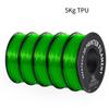 GEEETECH 5KG Transparent TPU Filament, Highly Elastic Flexible Material, Compatible with Most 3D Printers, 1.75mm Diameter