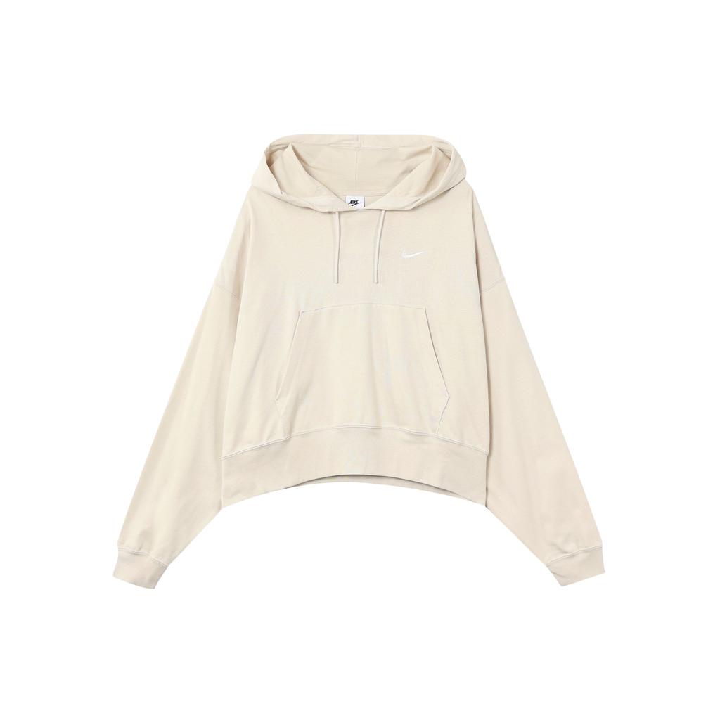 Nike Sportswear Solid Color Loose Knit Hoodie Women Hoodies Light-Red Wood-Brown DM6418-104