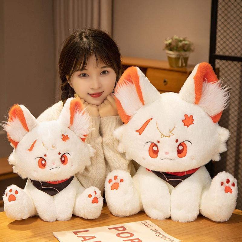Kawaii Genshin Impact Cat Plush Animal MIHOYO Kaedehara Kazuha Doll Game Cartoon Balladeer Wanderer Toy Neuvillette Furina