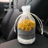 Nano Mineral Crystal Car Air Freshener - Bamboo Charcoal Bag for Odor Absorption and Deodorization