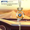 Crystal Rearview Mirror Air Freshener: Long-lasting Fragrance Pendant for Car Interior Decoration