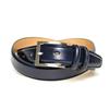 [KIETH] Keith Men's Business Belt, Cordovan-style Cowhide Leather, Navy, 30mm Width, Adjustable Size, Made in Japan, KE21327-29