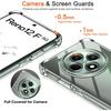 TPU Transparent Case for OPPO Reno 12F 12FS 5G Reno12 F FS Protective Cover Four Corners Shockproof Bumper Coque Fundas