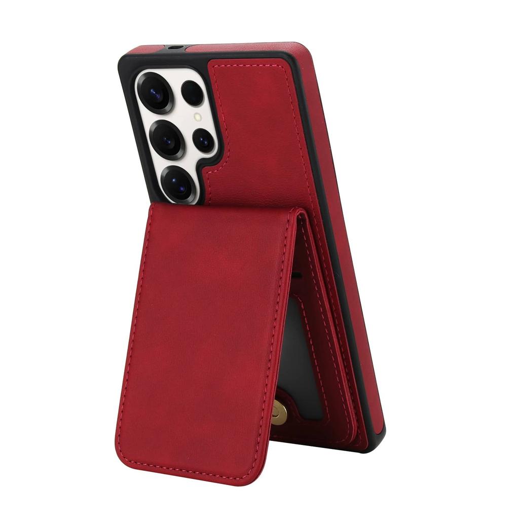WEFOR Magnetic 2 In 1 Detachable for Samsung Galaxy S25 S24 S23 S22 Ultra Wallet Case with Card Holder, RFID Blocking Kickstand