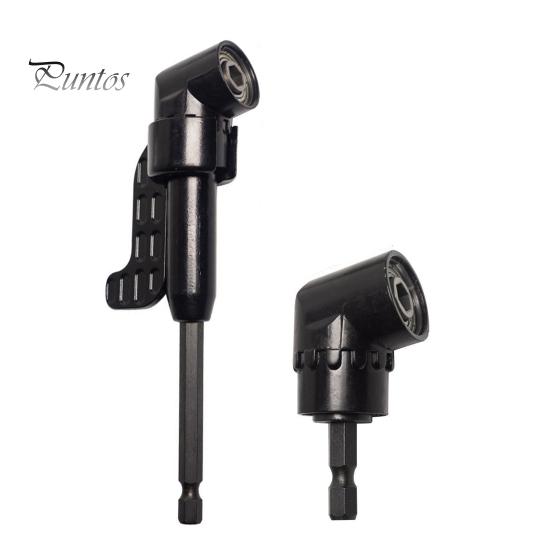 

2 шт. Отвертка угловая насадка 105 градусов изгиб сверхпрочная металлическая отвертка бита гибочный адаптер электрическая дрель удлинитель аксессуары чёрный